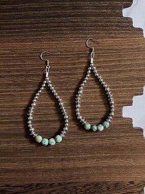 Handmade Sagebrush Prairie 6mm Western Pearl Earrings